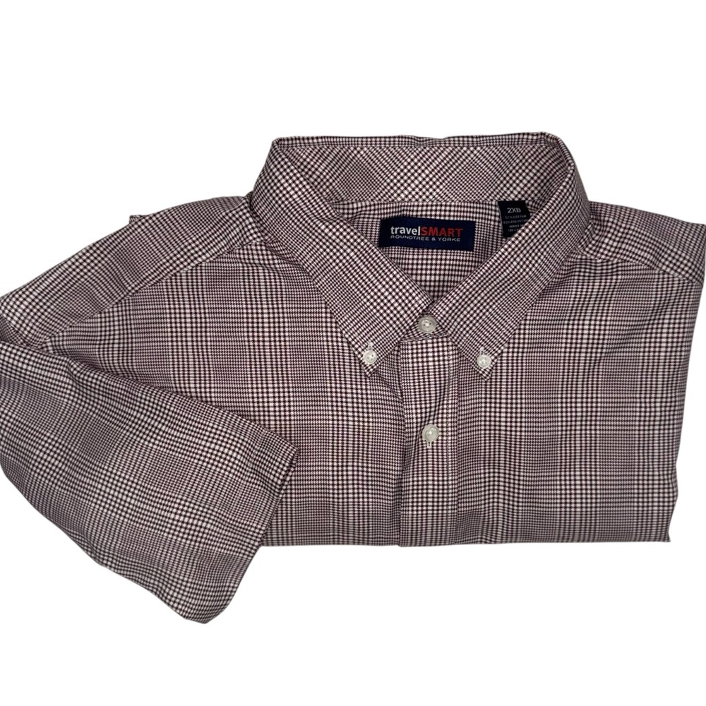 Roundtree & Yorke Travel Smart 2XB Short Sleeve Button Up Shirt